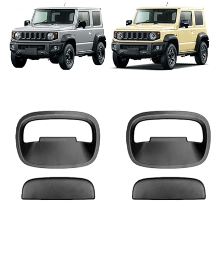 VrayKnol �W���j�[/�W���j�[ �V�G�� JB64W JB74W �ɓK�� 2019�N~�t�����g�h�A�n���h���J�o�[ �h�A�m�u�n���h���K�[�j�b�V�� �A�E�^�[�h�A�n���h���J�o�[ �h�A�n���h���v���e�N�^�[ �O�� �J�X�^���p�[�c For Jimny & SIER