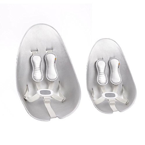 Bloom Starter Kit Coloris Argent (Set 2 Assises) pour Chaise Haute