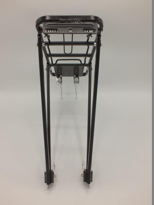 Universal Adjustable Alloy Rear Cargo Rack for Luggage Touring Road Mountain Hybrid Gravel Bikes 26 27.5 700c 29 inch with Spring Top
