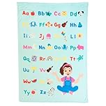 Franco Ms. Rachel Educational Adventures Bedding Super Soft Cozy Throw Blanket, 62 in x 90 in, (Officially Licensed Product) Kids