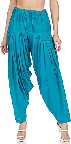 Patiala Salwar for Women, Cotton, Pleated Design, Full Length | Patiala Pants for Women | Patiyala | Patiala | Salwar-picture-19