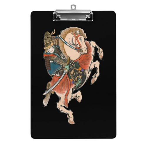 クリップボード 戦国武将 上杉謙信 浮世絵 和風 A4 用箋挟み バインダー ファイルボード ファイルボード スケッチボード 文房具 軽量 おしゃれ