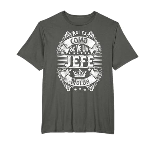 Un Jefe Molon Divertido Originales Para Hombre Despedida Camiseta