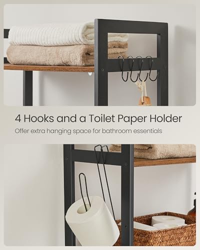 38% Off SONGMICS 3-Tier Over-The-Toilet Bathroom Organizer - Image 4