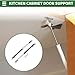 Motoforti Universal Lift Supports Struts Cabinet Cover Gas Springs 10inch/245mm 7lb/30N/3kg Black 2 Set