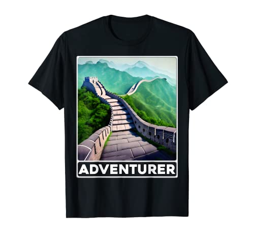 Aventurero de la Gran Muralla China Camiseta