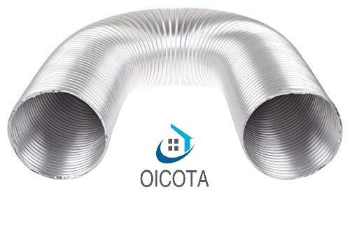 OICOTA Chimney Exhaust Pipe Expended upto 6 Feet with Cowl Cover, 2pcs Free Clamps and Aluminum Tape (6 INCH) - Image 6