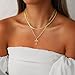 Amicon Gold Cross Necklaces for Women, Layered 14K Gold Plated Dainty Stacked Pendant Choker Trendy Cute Cross Charm Layering Faith Jewelry Set Religious Gift