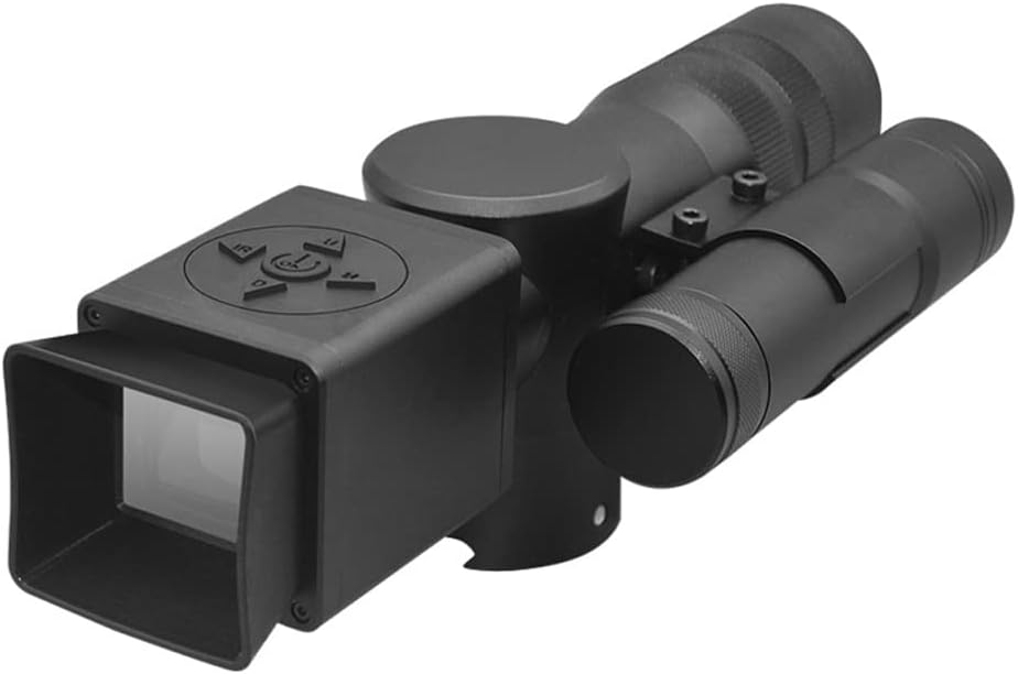OUNA Handheld Portable Telescopic Sight 5X Optical Magnify 8X Electronic Magnification 1.4inch Dis 30mm Objective Lens Large Aperture Waterproof Telescopes with Photo Video Taking back Function