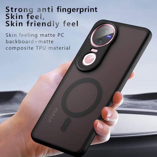 Image of Clear Back Cover Case for Vivo V50 5G / V50e 5G / T4R 5G / iQOO Z10R 5G | Translucent Case | Stylish Protective Design | Vivo V50 / V50e Back Cover (Vivo V50 5g)