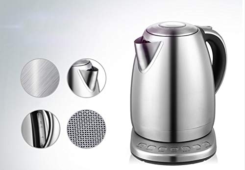 Tetera eléctrica de acero inoxidable 1.7L 2200W miniatura 5