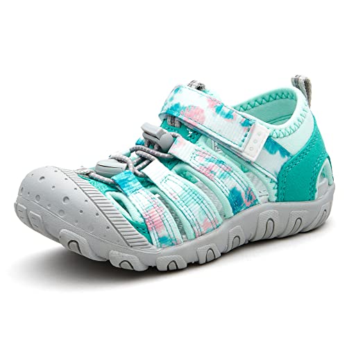 Image of Weestep Toddler Little Kid Boys and Girls Close Toe Hook Loop Sandal