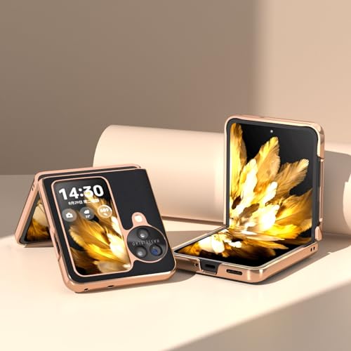 Étui en cuir véritable pour OPPO Find N3 Flip coque luxe chic - 3