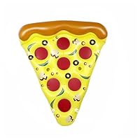 Inflatable Pizza Slice Pool Float, Fun Pools Floaties, Swim Party Toy, Set Inflatables Floating Row Toys(1pcs)