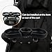 OGNWFUNK Snack Tray Compatible with Baby Jogger City Mini GT2 – BPA-Free 3-in-1 Stroller Snack Tray Attachment with Deep Cup Holders, Easy Installation, Fits Inward-Curved Handlebars