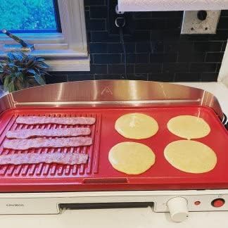 500°F Extra Large Ceramic Nonstick Searing Grill & Griddle - Snow (072-04-4563)