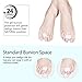 Bunion Corrector and Bunion Relief, Bunion Splint Socks Pads for Hallux Valgus, Big Toe Joint, Hammer Toe, Toe Separators Straighteners Spacers with Foot Massage Ball for Women and Men, 8 Pieces