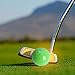 Menolana Outdoor Golf Ball Golfer Gift Professional Portable Diameter 6cm/2.36inch Synthetic Rubber Golf Training Ball, Green