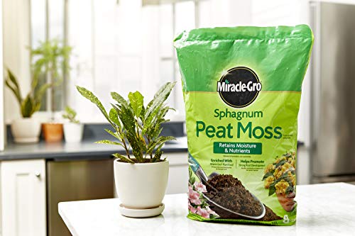 Miracle-Gro Sphagnum Peat Moss, 8 Qt., For Containers And In-Ground #TOP2