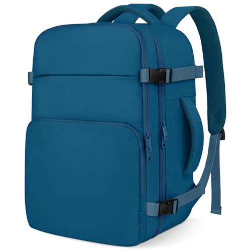 ZOMFELT Zaino da viaggio per donne e uomini, zaino da portare a mano, zaino TSA per laptop da 15,6 pollici, approvato per volo, articolo personale, borsa da viaggio, borsa da infermiera, zaino casual