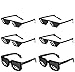 Produktbild O-Kinee MLG Brille Schwarz, 6-Pack Pixelbrille Set, MLG Fun Sonnenbrille, Mosaik Sunglasses, Pixel Brille Lustig Spielzeug Ideal für Partys und Verkleidungen