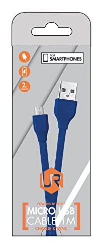 Trust 20136 Urban Flat Micro-USB Cable 1 m - Blue