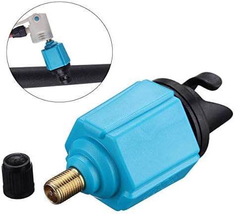 NOBBING Inflatable Boat Pump Valve Adapter Sup Air Valve Paddle Board Accessories, Valve Inflation Adaptor, Air Valve Adaptor Board Stand Up Paddle Board for Inflatable Boat Kayak Accessory