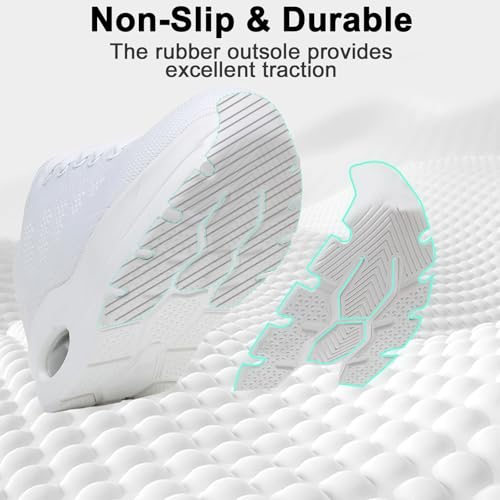 Image of Git-up Women's Arch Support Walking Shoes, Breathable Wide Toe Box Nursing Work Shoes for Plantar Fasciitis