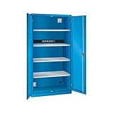 Lista 50306243 Akku-Ladeschrank, Typ D KEY Lock, R5012, 1000mm x 580mm x 1950mm