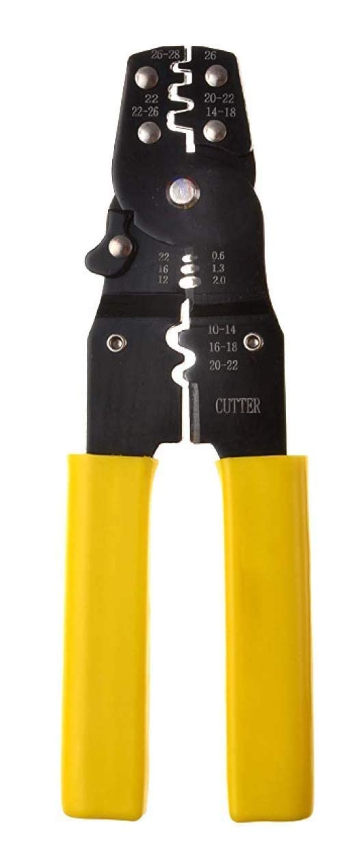 KANABEE Multi-Function Crimper Stripping Pliers. Quality Tools Crimping Press Tool Manual Crimper