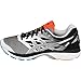 ASICS Men's Gel-Cumulus 18 Running Shoe, White/Silver/Black, 9.5 M US