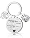 Yangling Sweet 16 Keychain,Sweet Sixteen Birthday Jewelry Gift Happy Birthday Keychain Inspirational Gifts For Girls Boys Birthday, Silver, Small