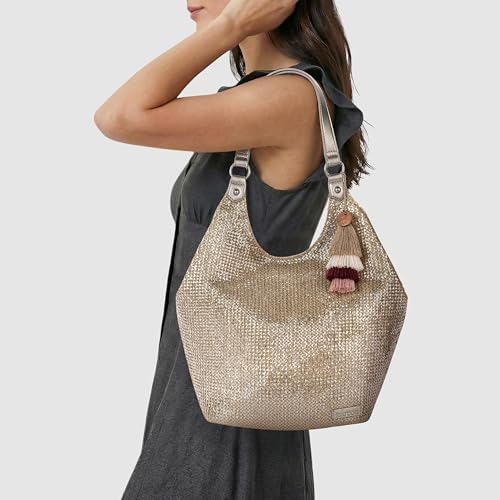 Image of Sakroots The Sak Roma Shopper Shoulder Bag Large Purse & Tote Bag with Double Straps & Zipper Pockets for Everyday & Travel