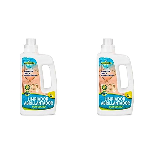 Monestir LIMPIADOR ABRILLANTADOR SUELOS GRES - PORCELANICOS 1L (Paquete de 2)