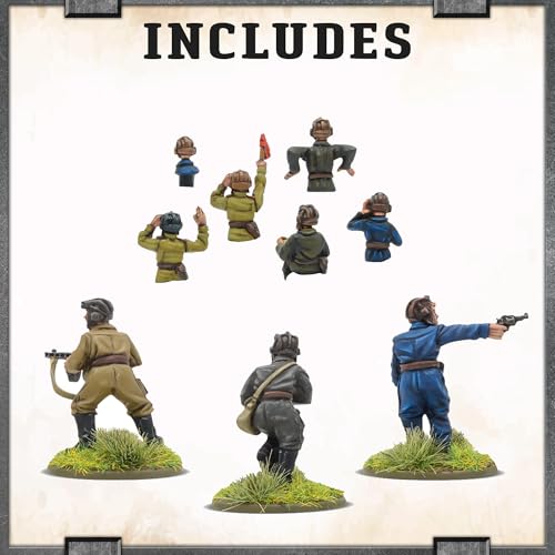Set Figuras Miniaturas Tanques Soviéticos 1/56 miniatura 6