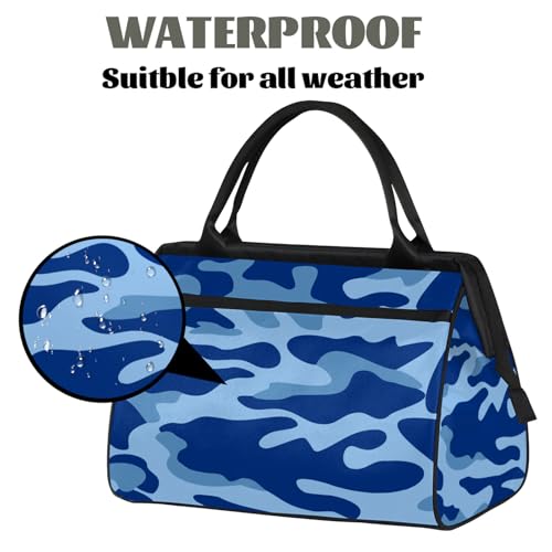 Overnight Weekender Bag for Women Men Camouflage Design Abstract Waterproof Carry On Travel Duffel Bags with Zipper Lightweight Sports Gym Bag Luggage Workout Handle Bags for Traveling Yoga Camping3