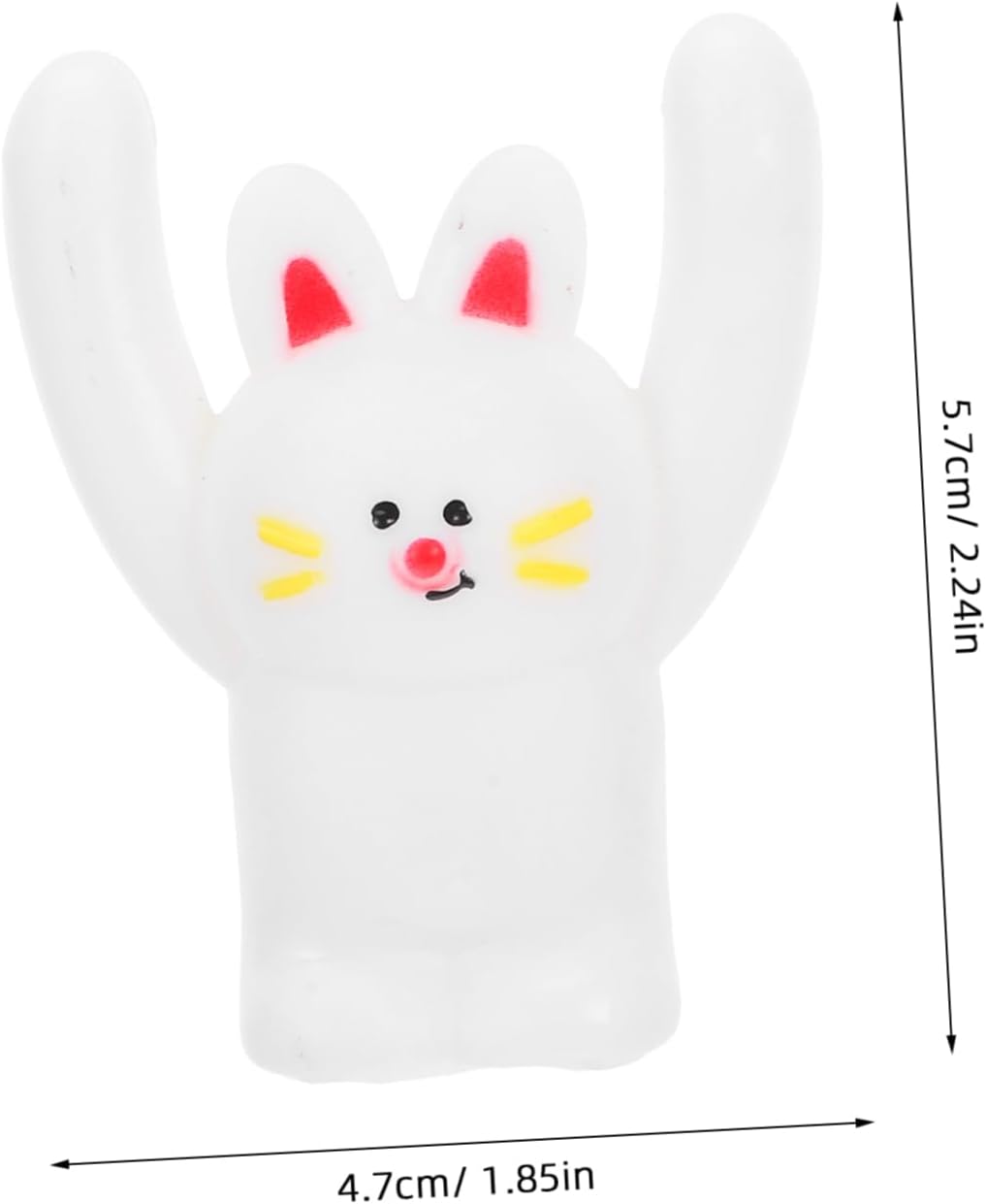 6pcs Rabbit Photo Clip Notes Sign Holder Clip Tabletop Memo Holder for Desk Accessories