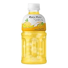 Mogu Mogu Pineapple Nata De Coco Juice, 10.82 Fl Oz 6 Bottles
