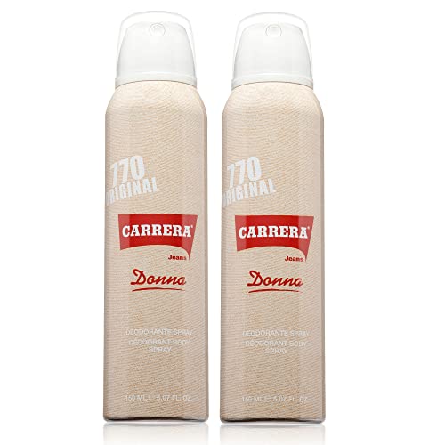 CARRERA JEANS DONNA 770 ORIGINAL Deodorant Body Spray for Women, 5.07 Fl Oz (2)