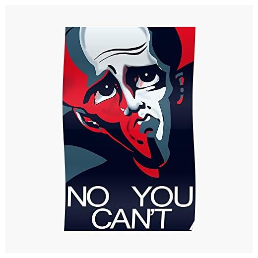 Megamind No You Can't Poster Small (14.8 x 23.2 in) | Posters Wall Art for College University Dorms, Blank Walls, Bedrooms | Gift Great Cool Trendy Artsy Fun Awesome Present