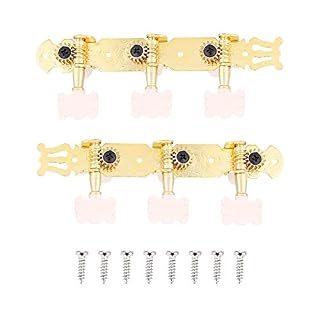 Alomejor Pegs d’accordage de Guitare Mécaniques de Tête de Machine en Or Fermées 3L + 3R Pièces de Rechange pour Guitare… - Les Beatles, Paul McCartney, John Lennon, RIngo Starr, George Harrison