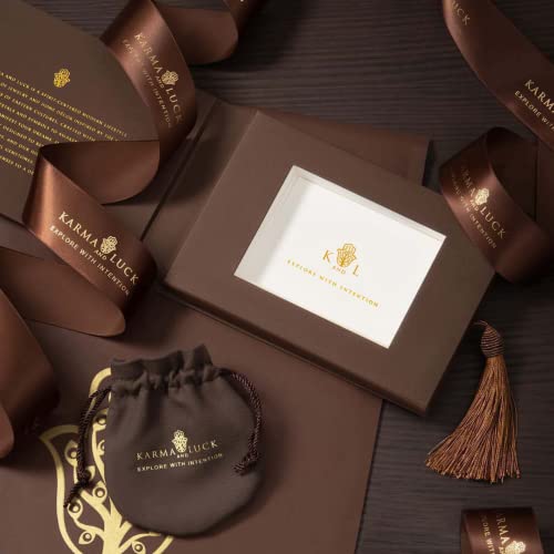 KARMA AND LUCK Spiritual Alignment - Men's Black Onyx 18K Gold Plated Brass Heishi Choker Necklace. Length: Adjustable from 17" to 19". Ready to Gift for Him. Protection Necklace for Him.4