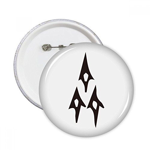Pins badge rond Qi chinois idée cadeau originale décoration vêtement