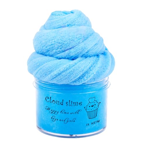 Blue Cloud Slime, Non-Sticky and Putty Slime, Stress Relief Scented Slime Toy for Kids Education, Party Favor and Birthday Gift(7oz 200ML)
