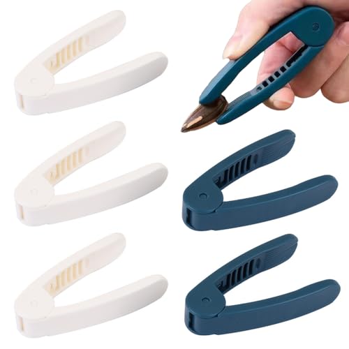 TorSor 6 Pack Pistachio Opener Mini Portable Pistachio Cracker Pine Nut Shell Cracker Pistachio Sheller Peeler Nutcracker Tool for Peanut Melon Seed Roasted Sunflower Seeds Salted Pumpkin Seeds