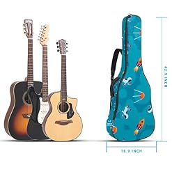 Étui de protection rembourré pour guitare acoustique classique Motif papillons colorés, Multicolore 07, 42.9×16.9×4.7 in… - Les Beatles, Paul McCartney, John Lennon, RIngo Starr, George Harrison Étui de protection rembourré pour guitare acoustique classique Motif papillons colorés, Multicolore 07, 42.9x16.9x4.7 in… – Image 5