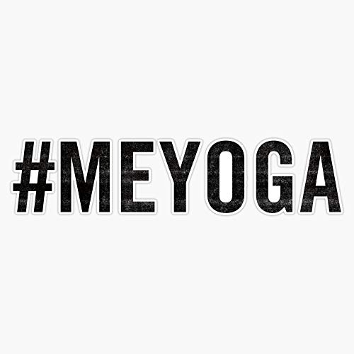 Meyoga Yoga Hashtag Twitter Vinyl Bumper Sticker 5