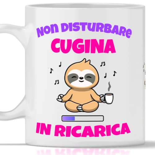 Tazza Cugina - Idea Regalo compleanno cugina, Festa anniversario della...