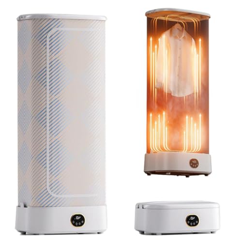 Vertical Steam Iron 1000W Automatic Wireless Folding Clothes Drying Rack