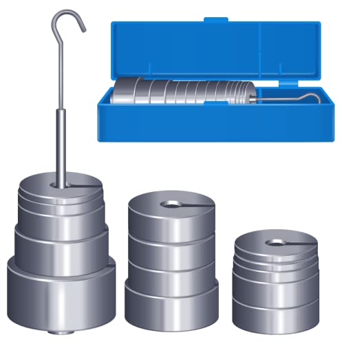 14 Pcs Small Weights For Crafts Metric Slotted Weight Set 2G 5G 10G 20G 50G With Hanger And Case #TOP14